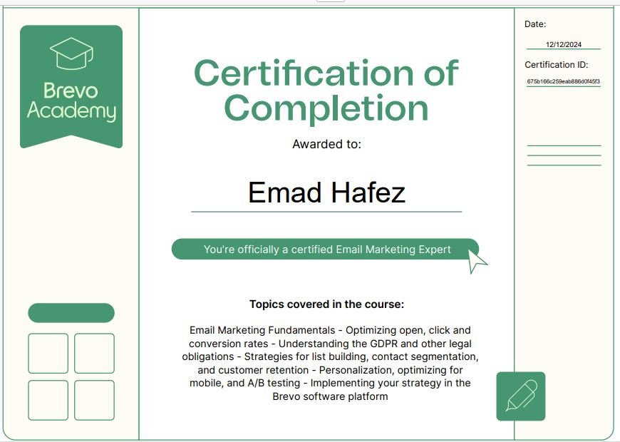 Email Marketing Expert